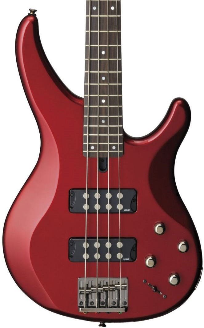 Yamaha TRBX304 4-String Bass Guitar in Candy Apple Red - Andertons